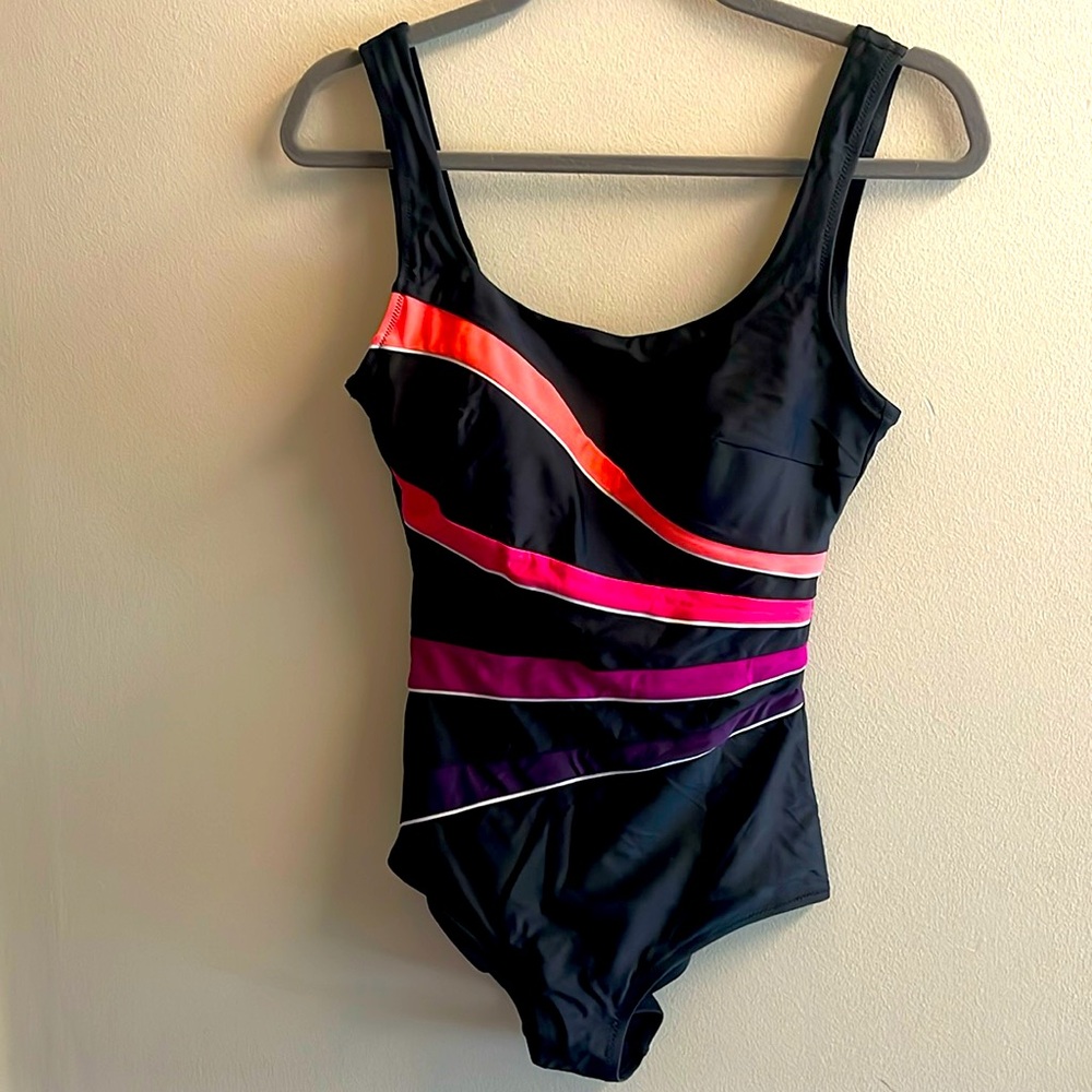 One Piece Bathing Suit Built in Bra Shelf
